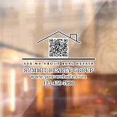 Marketing QR-Code für aktuelles Real Anwesen Fensteraufkleber (Blatt 2)