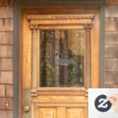 Marketing QR-Code für aktuelles Real Anwesen Fensteraufkleber (Haustür)