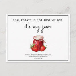 Marketing Real Anwesen ist mein Jam Realty Postkarte