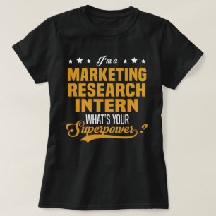 Marketing Research Praktikant T-Shirt