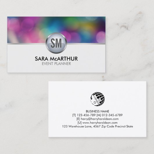 Marketing-Services für Veranstaltungsplaner Visitenkarte (Vorne/Hinten)