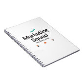 Marketing Squad – Data. Hustle. Repeat. Notizblock (Rechte Seite)