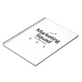 Marketing Squad – Data. Hustle. Repeat. Notizblock (Linke Seite)