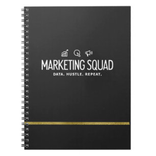 Marketing-Squad – Daten. Aktion. Wiederholen. Notizblock