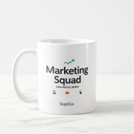 Marketing Squad Personalized Name Kaffeetasse