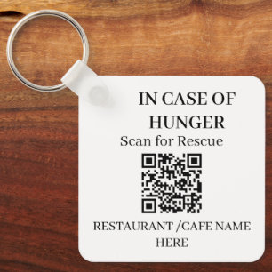 Marketing-Tool für Lebensmittelunternehmen QR CODE Schlüsselanhänger