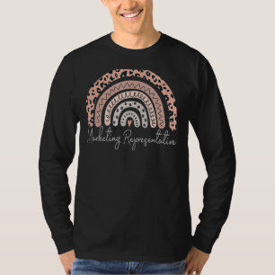 Marketing-Vertreter Leopard Rainbow Appreciat T-Shirt