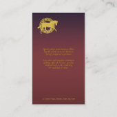 Marketing Visitenkarte (Rückseite)