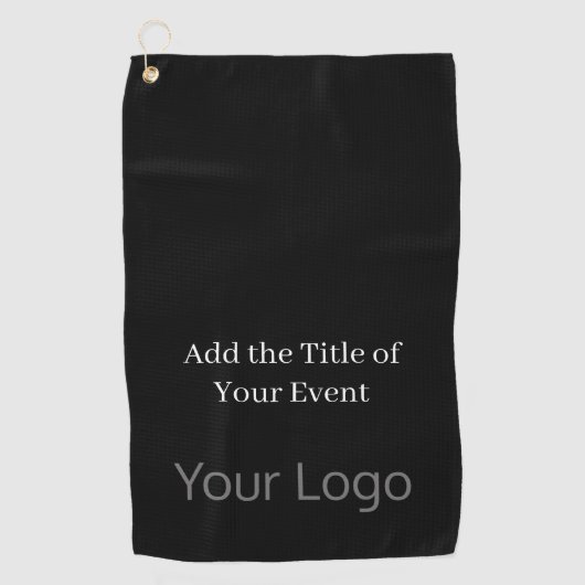 Marketing Werbeunternehmen Ihr Logo Golfhandtuch (Vorderseite)