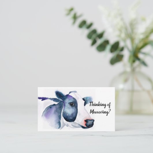 Marketing zur Bewertung des Zuchtbetriebs von Rind Visitenkarte (Stehend Vorderseite)