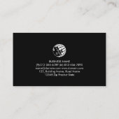 Marketing zur Werbeaktion von Event Manager Visitenkarte (Rückseite)