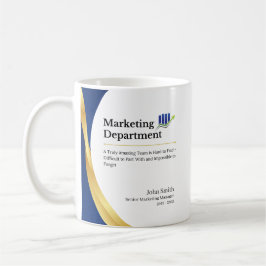 Marketingabteilung Anerkennungsgeschenk Kaffeetasse