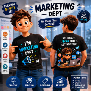 Marketingabteilung   Lustiges Büro-Team-Shirt T-Shirt