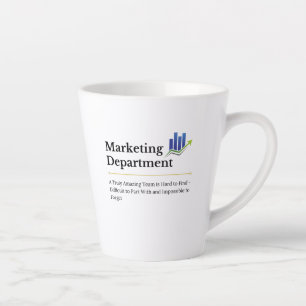 Marketingabteilung Milchtasse