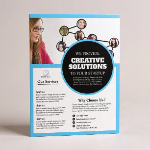 Marketingagentur-Geschäftsflyer Flyer