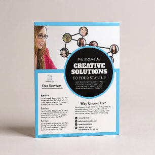 Marketingagentur Unternehmensflyer Flyer
