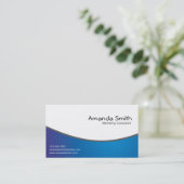 Marketings-Berater - Geschäfts-Karten Visitenkarte (Stehend Vorderseite)