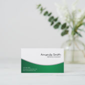 Marketings-Berater - Geschäfts-Karten Visitenkarte (Stehend Vorderseite)