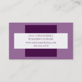 Marketings-Geschäfts-Karten Visitenkarte (Rückseite)