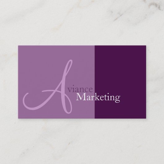 Marketings-Geschäfts-Karten Visitenkarte (Vorderseite)