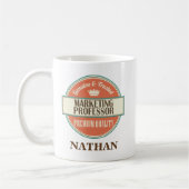 Marketings-Professor Personalized Office Mug Gift Kaffeetasse (Links)