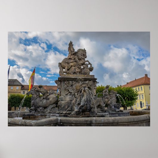 Markgrafenbrunnen Poster (Vorne)