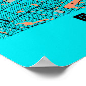 Markham - Canada Gloria City Map Poster (Ecke)