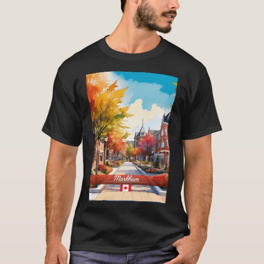 Markham Canada Travel T-Shirt (Vorderseite)