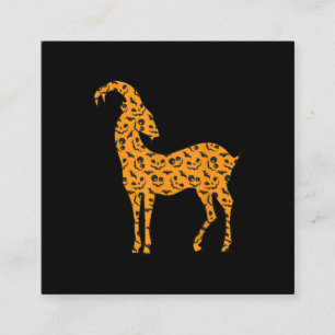 Markhor Easy Halloween Outfit Goat Kid Costume Quadratische Visitenkarte