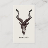Markhor Goat Visitenkarte (Vorderseite)