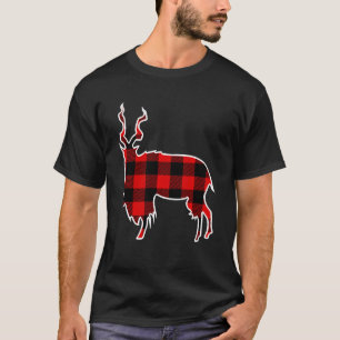Markhor Roter Büffel Karo Ziegen-Kid passende Pj F T-Shirt