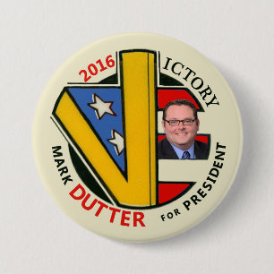Markieren Sie Dutter für Präsidenten 2016 Button
