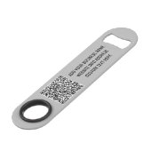 Markieren Sie Ihren QR-Code mit benutzerdefinierte Speed Flaschenöffner (Vorderseite Schrägansicht)