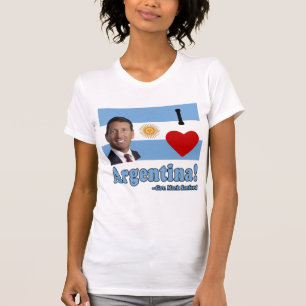Markieren Sie Sanford I Liebe Argentinien T-Shirt
