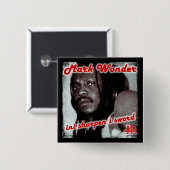 Markieren Sie Wunder 2" quadratisches Abzeichen Button (Vorne & Hinten)