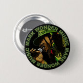 Markieren Sie Wunder 2 ¼" runder Abzeichen Pinback Button (Vorne & Hinten)