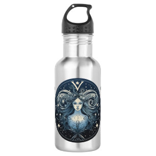 Markieren von Virgo-Symbolen Edelstahlflasche