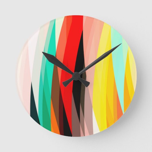 markierend mehrfarbig runde wanduhr (Vorderseite)