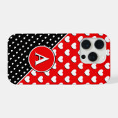 markierende Farben rot und schwarz, benutzerdefini iPhone Hülle (Rückseite (Horizontal))
