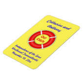 Markierer für den Lebensring, Gelb-Stateroom-Türe Magnet (Linke Seite)