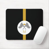 Markierte Flags Initial Monogram Mouse Pad Mousepad (Mit Mouse)