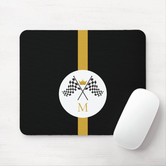Markierte Flags Initial Monogram Mouse Pad Mousepad (Mit Mouse)