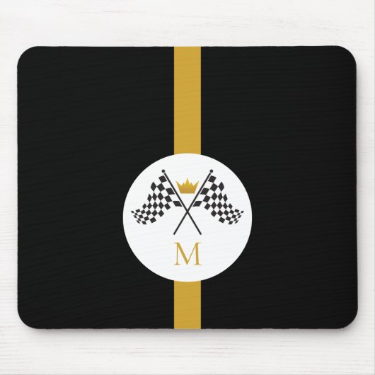 Markierte Flags Initial Monogram Mouse Pad Mousepad (Vorne)