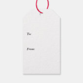 Markierte Gift-Tags für Baum Geschenkanhänger (Rückseite)