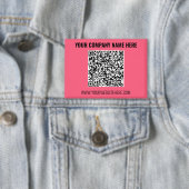 Markierte Ihre QR-Code- und Text-Promotionstaste Button (Insitu)