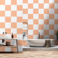 Markierte Quadrate für weißes geometrisches Retro
