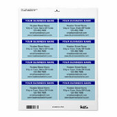 Markierter Firmenname bei leichtem Blue Shipping (Vorne)