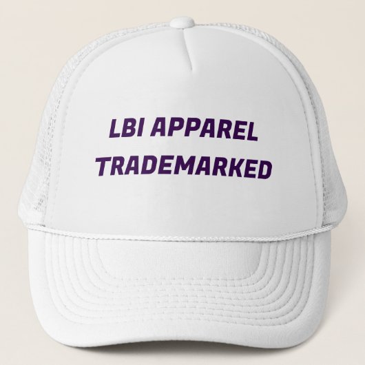 MARKIERTER LBI APPAREL HAT TRUCKERKAPPE (Vorderseite)