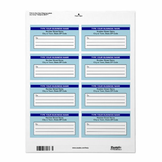 Markierter Markenname bei hellblauer Auslieferung (Vorne)