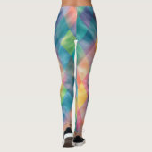 Markierter Marker Name für blass-Regenbogen-Monogr Leggings (Rückseite)